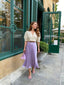 Silk Skirt - Lilac