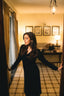 Navy Velvet Dress